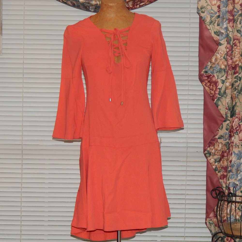 NWT $395 RACHEL ZOE Sorbet Marnie Drop Waist Dress S 6